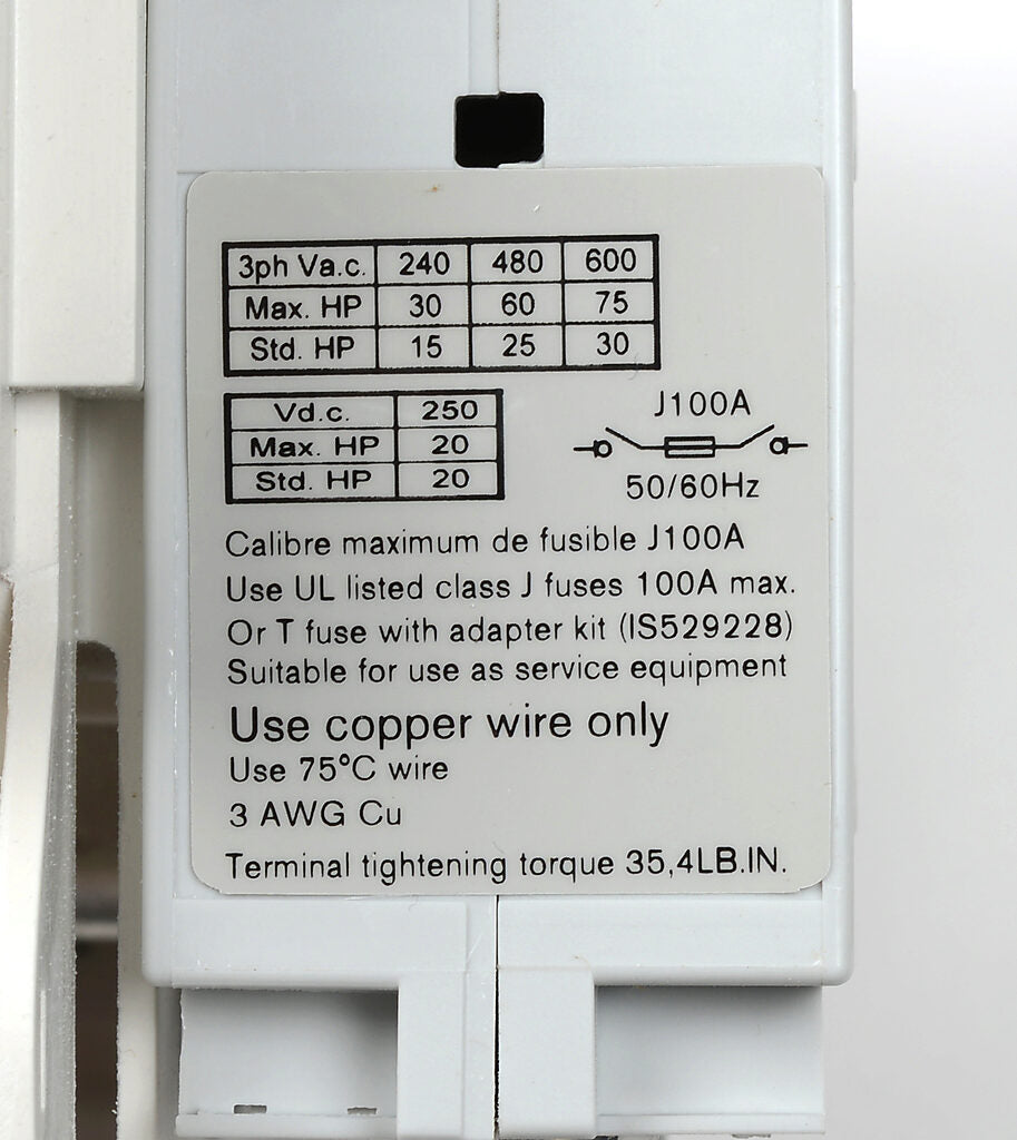 Socomec 38613010 Disconnect Switch | PLP