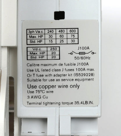 Socomec 38613010 Disconnect Switch | PLP