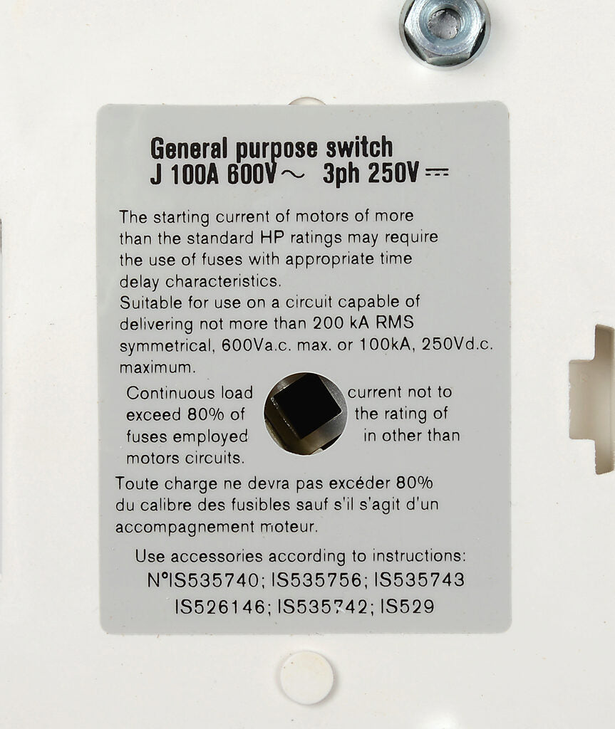 Socomec 38613010 Disconnect Switch | PLP