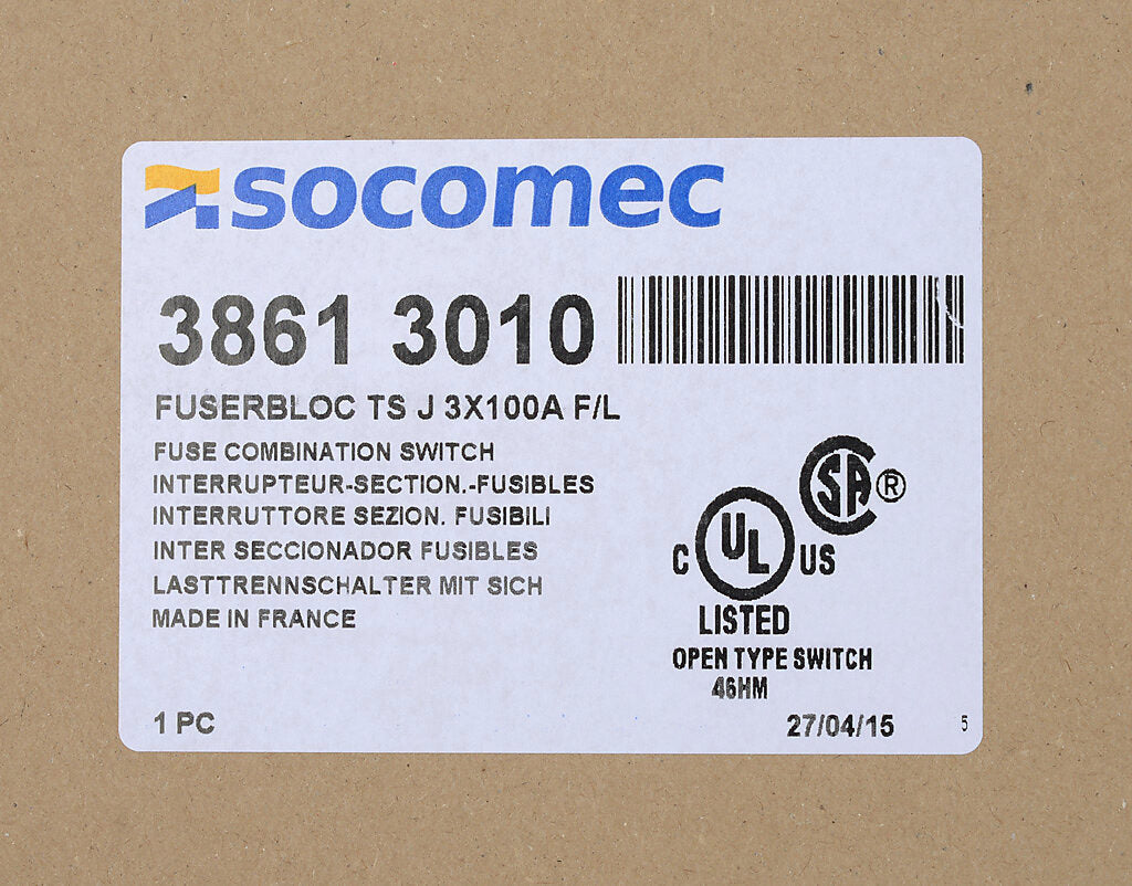 Socomec 38613010 Disconnect Switch | PLP