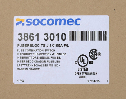 Socomec 38613010 Disconnect Switch | PLP