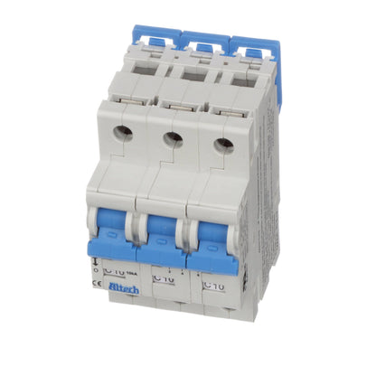 Altech Corp 3CU10R Circuit Breaker | 600V 10A 3 Pole Molded Case