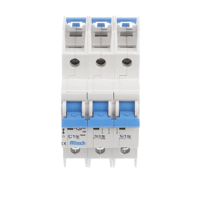 Altech Corp 3CU15L Circuit Breaker | 277V 15A 3 Pole Molded Case