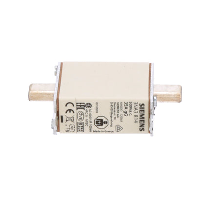 Siemens 3NA3814 Low Voltage Fuse | 500V 35A Knife Blade NH000 3NA