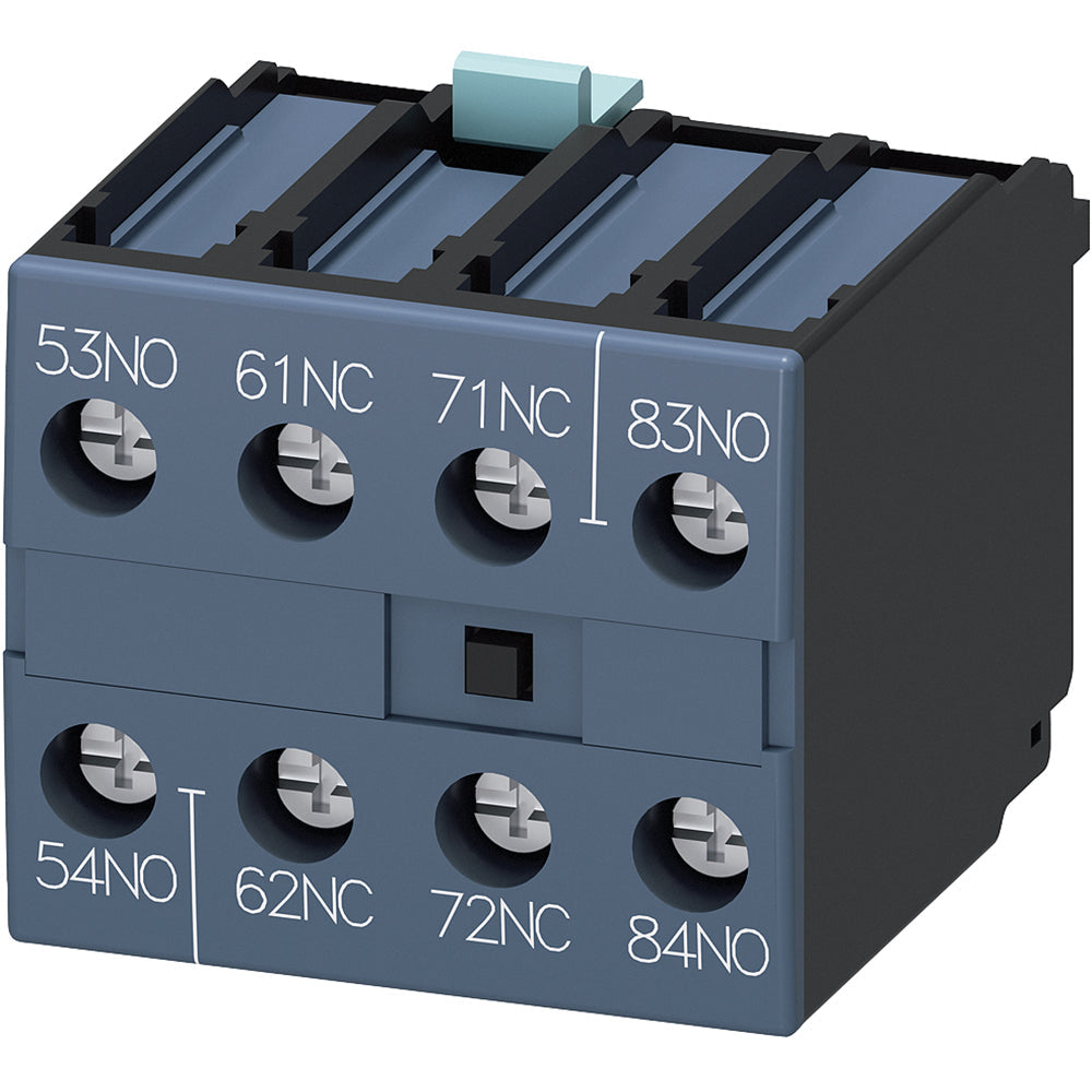 SIE 3RH19211XA220MA0 Auxiliary Contact Block | 2NO-2NC 690VAC/600VDC 10A Sirius 3RT 3RH