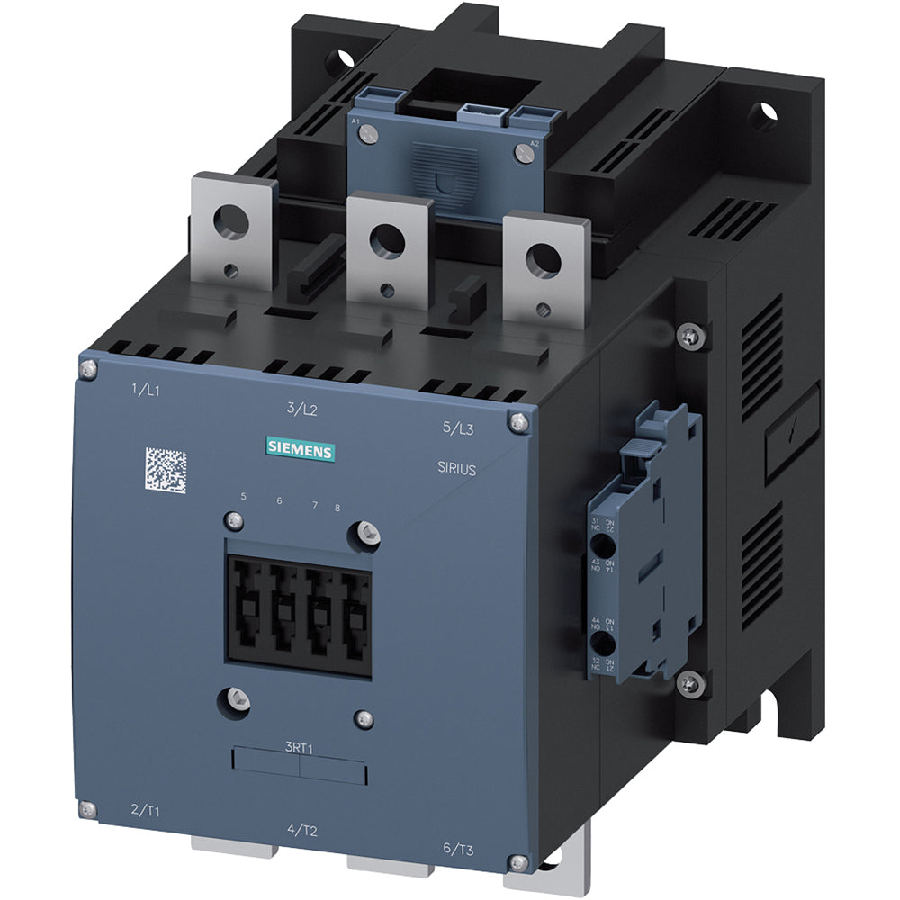SIE 3RT10766NF36 CONTACTOR | S12 Size 610 Amp AC-1 500 Amp AC-3 3 Pole 96-127V AC/DC
