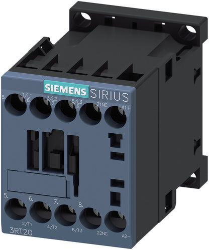 Siemens 3RT2016-1BB42 Contactor | 600V 9A 3P 3RT20 Sirius