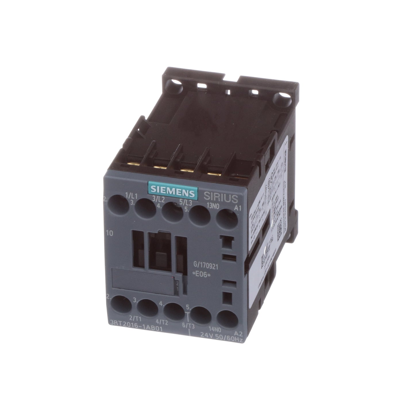 Siemens 3RT20161AB01 Contactors | 9A 4kW/400V 24V AC 3RT Series
