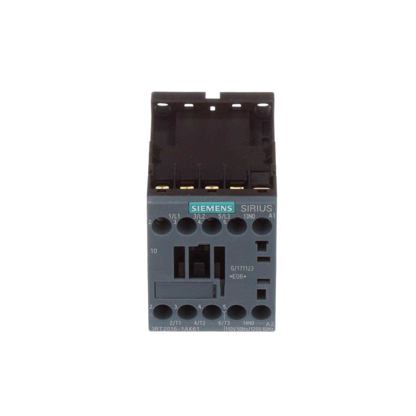 Siemens 3RT20161AK61 Contactors | 9A 4kW 120VAC S00
