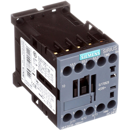 Siemens 3RT20161BB41 Contactors | 9 A 4 kW/400 V 24 V DC 3RT Series