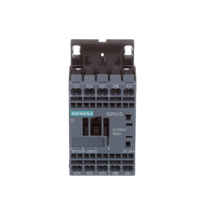 Siemens 3RT20162BB42 Contactors | 9A 4kW 400V 24VDC 3RT Series