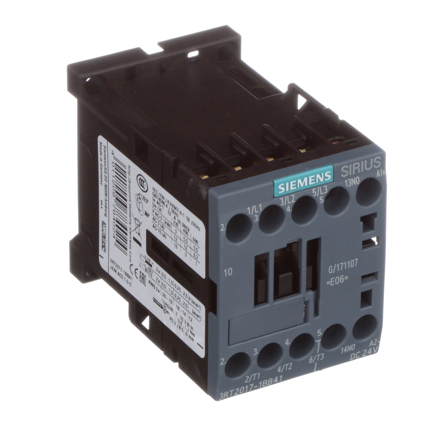 Siemens 3RT20171BB41 Contactors