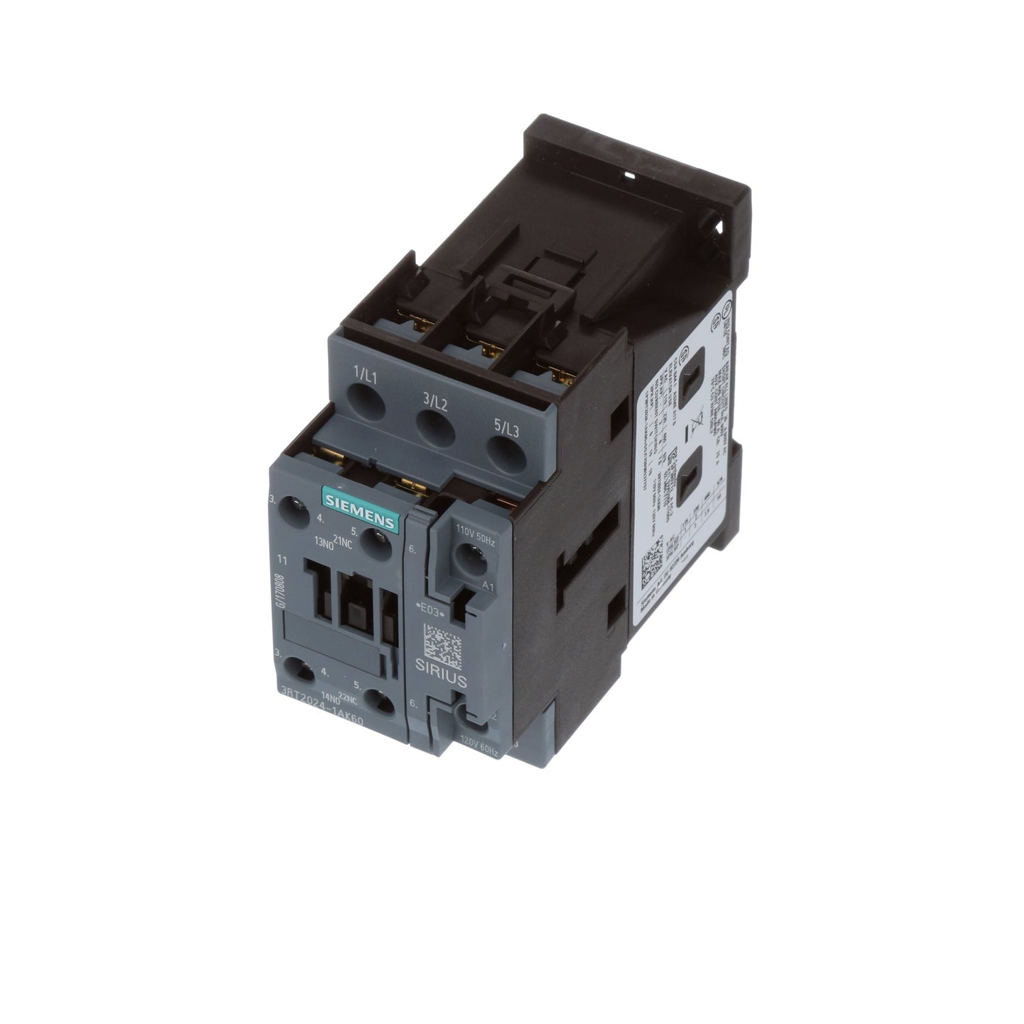 Siemens 3RT20241AK60 Contactor | 3P 3PH 600V 400A 100kA@480V Draw-Out LSH Solid State
