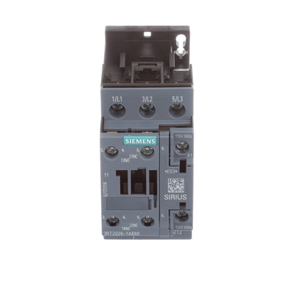 Siemens 3RT20261AK60 Contactor | 3P 3PH 600V 800A 100kA@480V Draw-Out Solid State