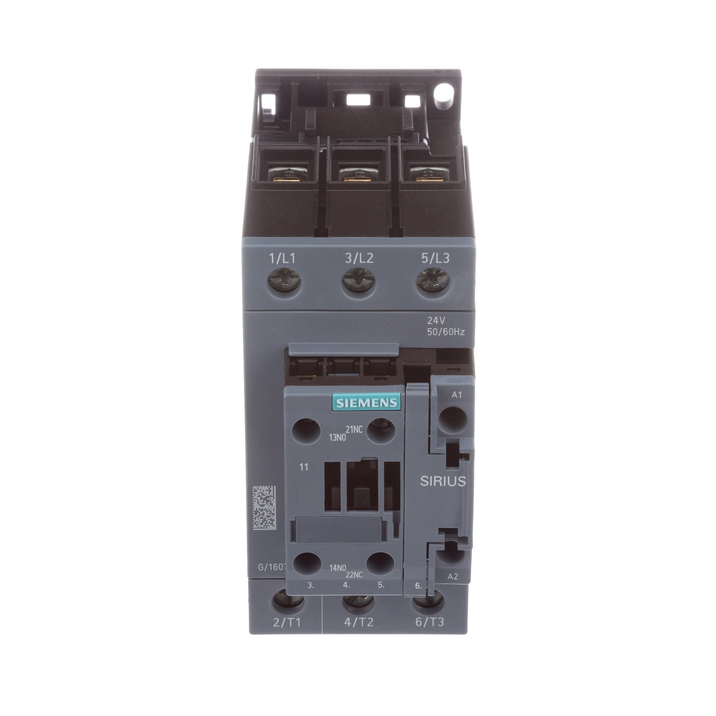 Siemens 3RT20351AC20 Contactors | 114 mm H x 55 mm W x 130 mm D