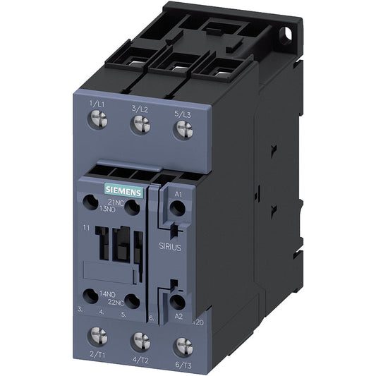 Siemens 3RT20361AK600UA0 Contactors | 114 mm H x 55 mm W x 130 mm D 3RT20