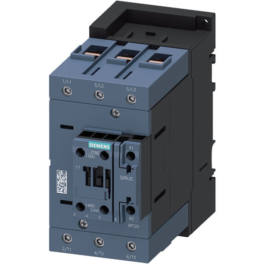 Siemens 3RT20451AP60 Contactors | 80A 37kW 400V 3P 220VAC 50Hz 240V 60Hz 1NO+1NC