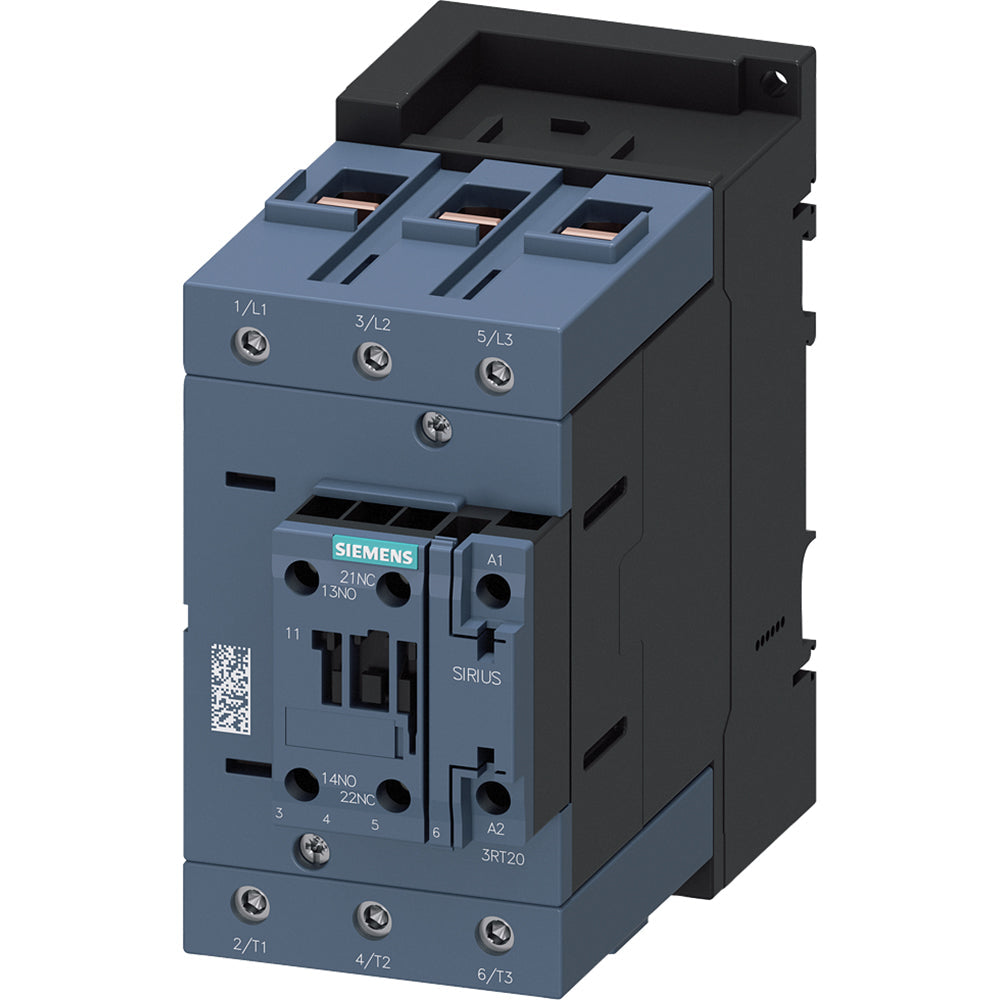 SIE 3RT20461AB00 3P CONTACTOR | S3 Size UL CSA CE CCC Eac C-TICK Approval 35 Millimeter DIN Rail Screw/Snap-on Vertical Mounting IP00/20 Enclosure