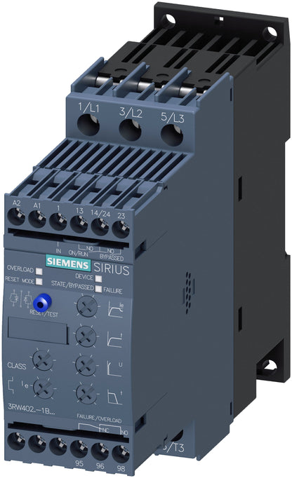 Siemens 3RW4028-1BB14 Motor starter controls | 200 to 480V