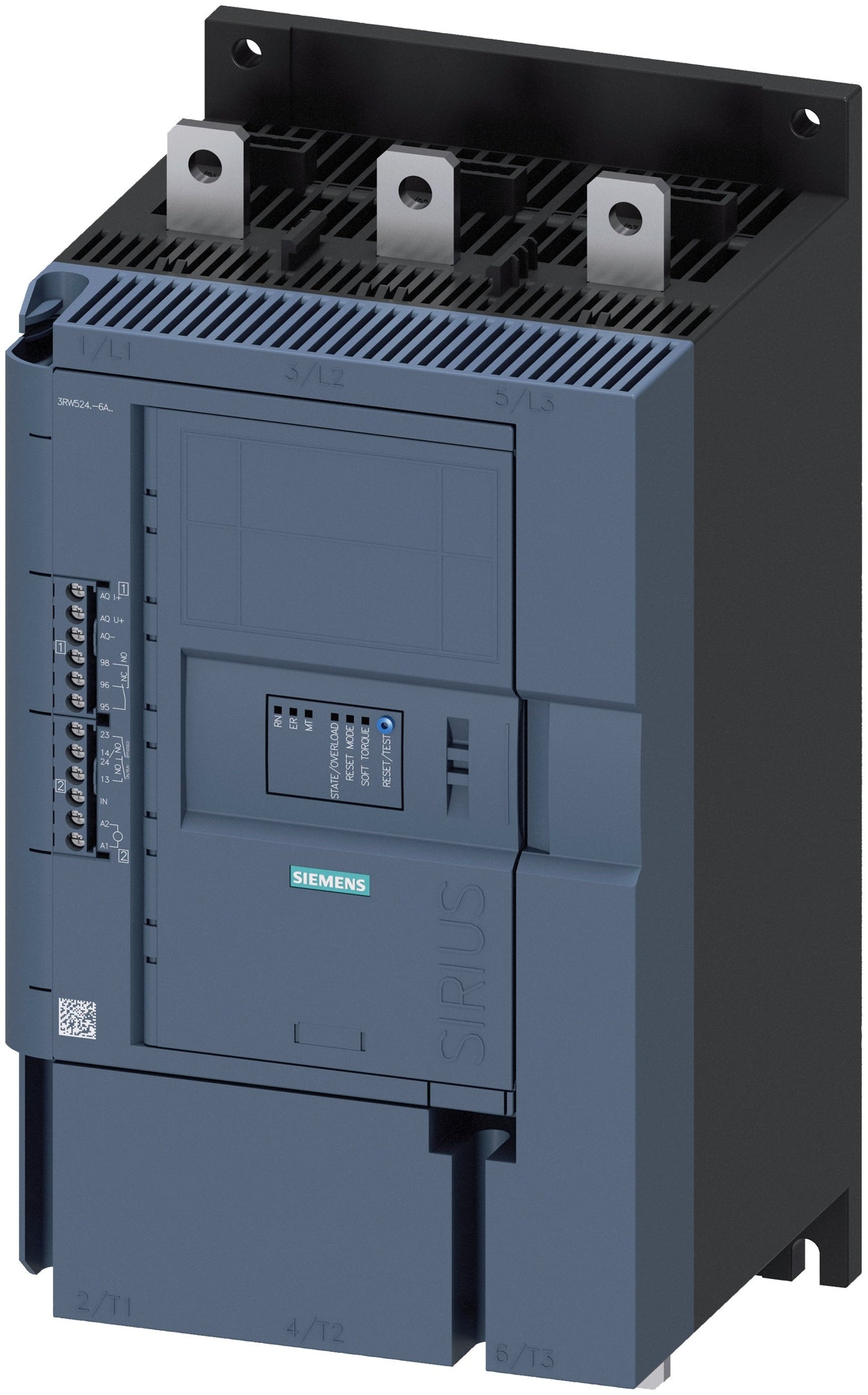 Siemens 3RW52456AC14 Motor starter controls | 200 to 480V 3RW52