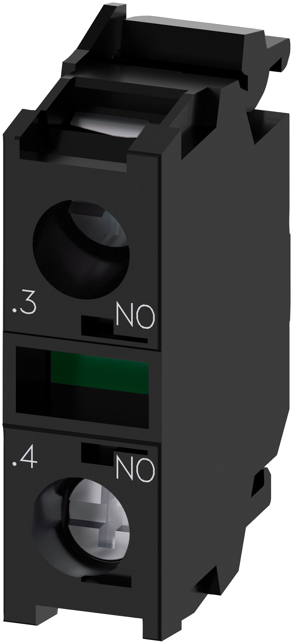 SIE 3SU14001AA101BA0 1NO CONTACT BLOCK | 500V AC/DC 10A Screw Terminal Silver Alloy