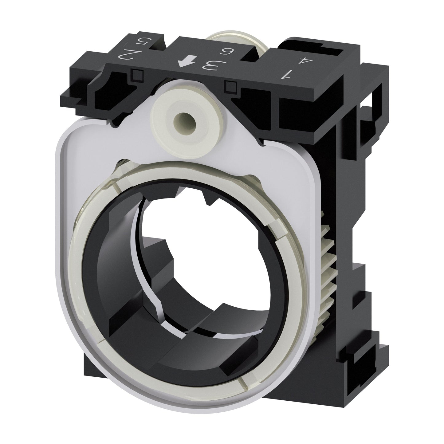 Siemens 3SU15000AA100AA0 CONT/LAMP HOLDER PLAST | 3 MODULE HOLDER FOR PLASTIC BODY PILOT DEVICES 3SU1