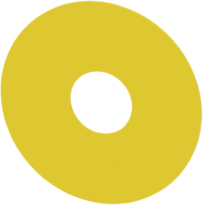 Siemens 3SU19000BC310AA0 Backing Plate | Plastic Material Emergency Stop Mushroom Pushbutton Round Shape Blank Legend Yellow