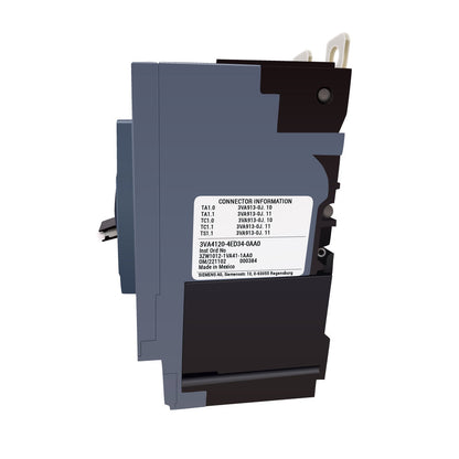 Siemens 3VA4120-5ED34-0AA0 Circuit Breaker | 600V 20A 3P 35kA@480V Bolt-On 3VA