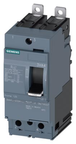 Siemens 3VA4130-5ED24-0AA0 Circuit Breaker | 600Y/347V 480V 30A 2P 35kA@480V Bolt-On 3VA