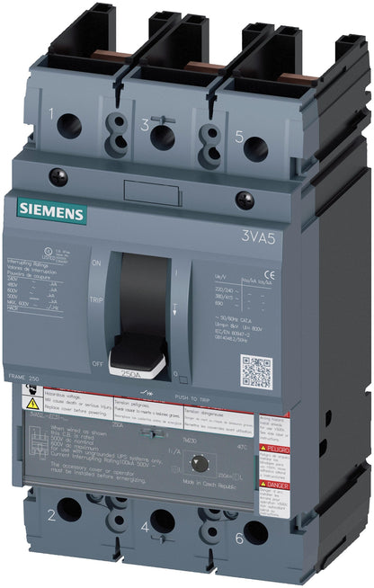 Siemens 3VA5217-5EF31-0AA0 Circuit Breaker Molded Case 3VA
