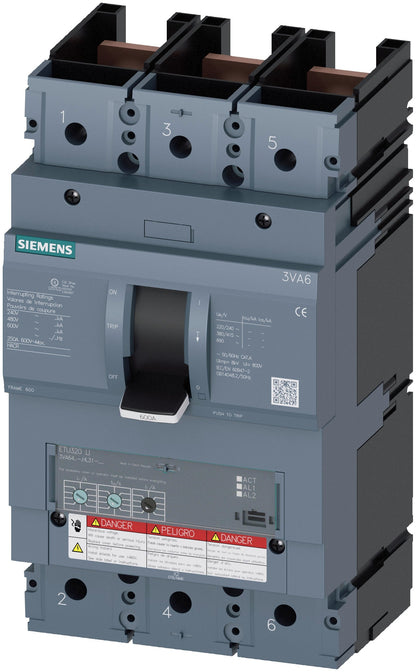 SIE 3VA64406HL310AA0 3VA CB ETU | 3P 400A CB