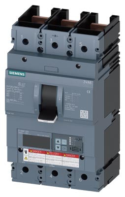 Siemens 3VA6460-8JQ31-0AA0 Circuit Breaker | 600V 600A 4P 150kA@480V Feed-Thru 3VA