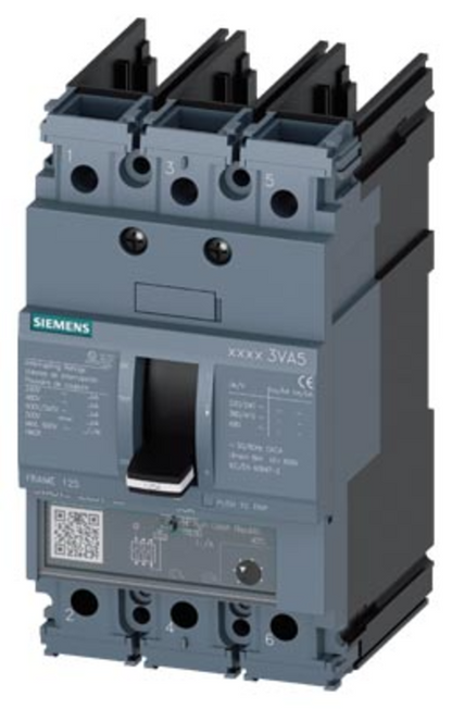 Siemens 3VA6712-6HN31-0AA0 Molded Case Circuit Breaker 1200A 3-Pole 600V LSI 3VA