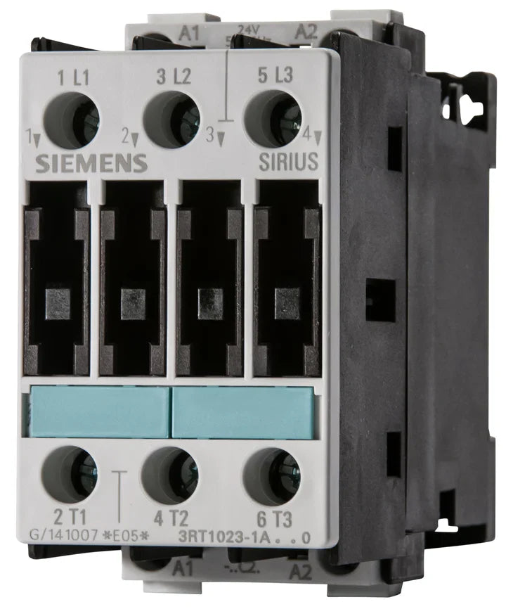 3RT1023-1AV60 Siemens Sirius Contactor 3 pole 3 phase 600V 9A - Essential Electric Supply