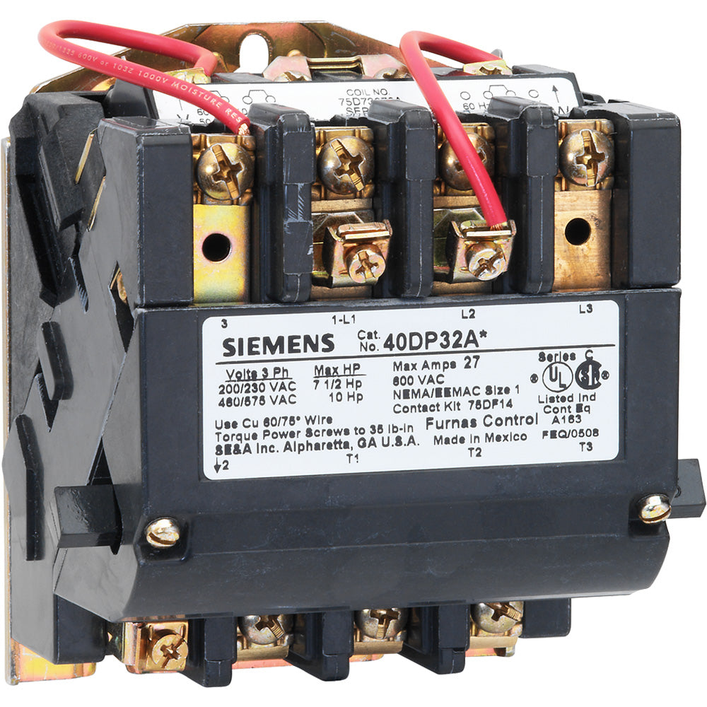 Siemens 40BP32AC Contactor | 600V 9A 3P 3 Phase