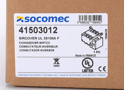 Socomec 41503012 Automatic Transfer Switch | PLP