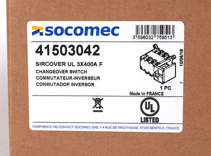 Socomec 41503042 Manual Transfer Switch | PLP