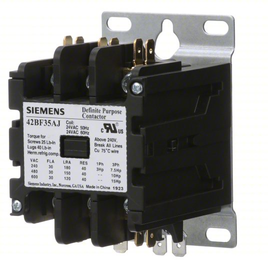 Furnas / Siemens 42AF35AJ Contactor | 600V 3P 25A 3Pole Class 42