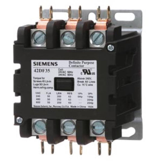 Furnas 42DF35AG Contactor 3 pole 3 phase 600V 50A Class 42
