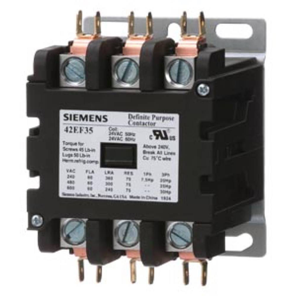 Siemens 42EF35AL Contactor | 3P 3Ph 600V 60A Class 42