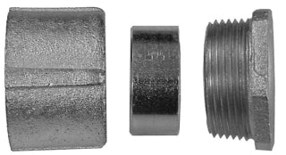 OZ/Gedney 450 Liquid Tight Conduit Connector | 1/2" Zinc Malleable Iron 5 Series