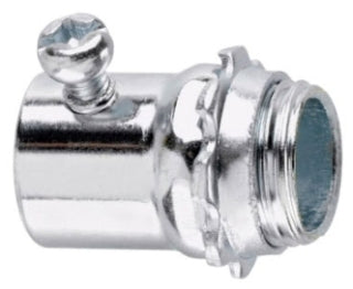Crouse-Hinds 450S EMT Connector | Steel Set Screw Non-Insulated Straight