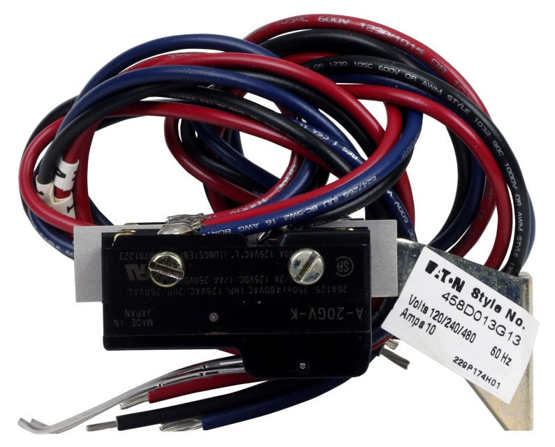 Cutler Hammer 458D013G05 Circuit Breaker Auxiliary 1A/1B MA Series