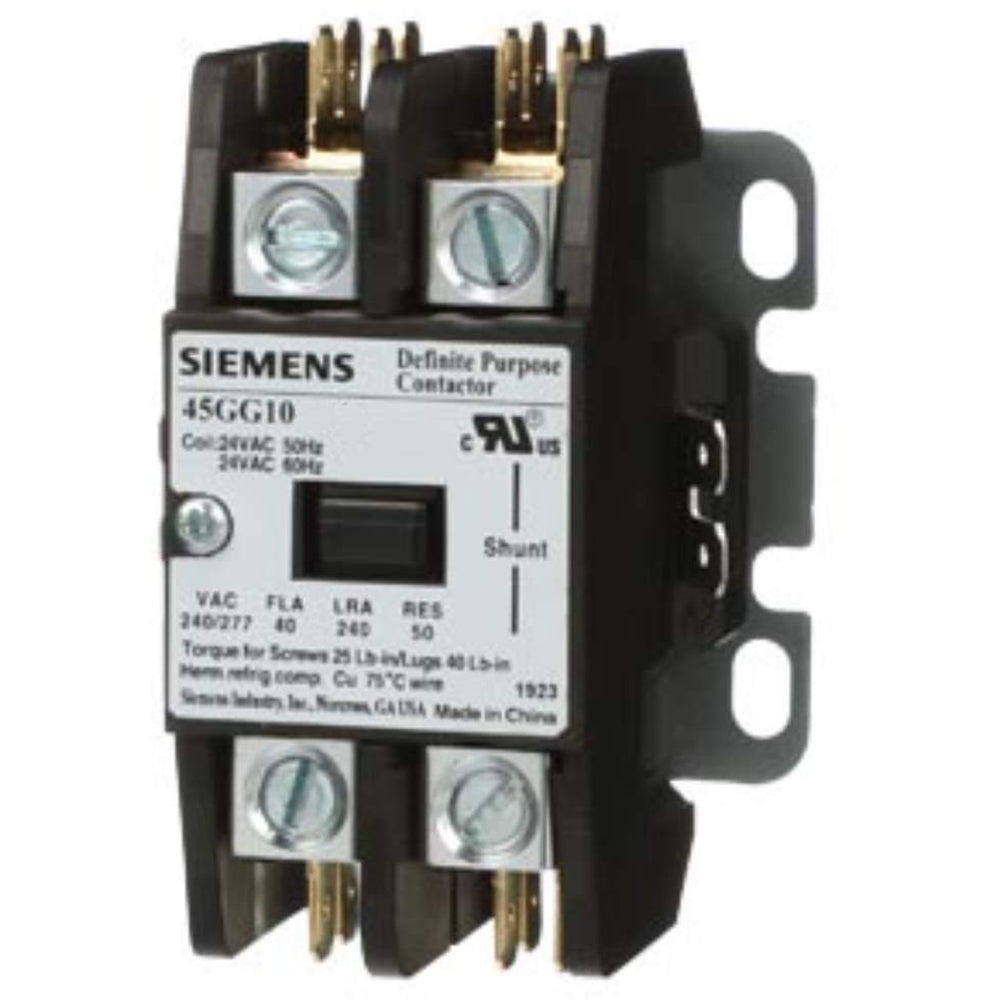 Siemens 45GG10AGA Contactor | 1P 1PH 600V 40A Class 45