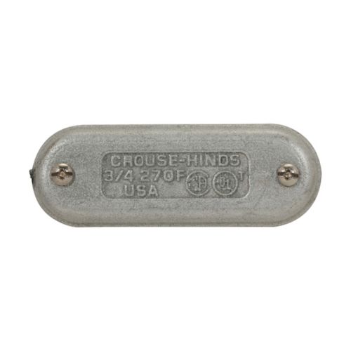 OZ/Gedney 470F Enclosure Plates or Covers | Condulet Form 7 Wedge Nut Cover 1-1/4" Trade Size