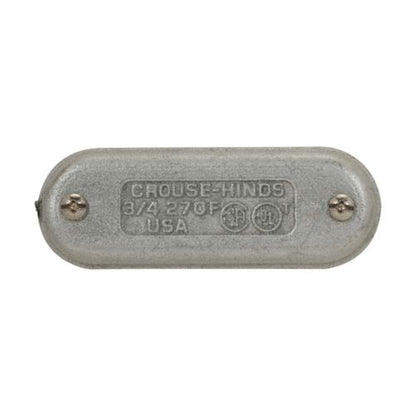 OZ/Gedney 470F Enclosure Plates or Covers | Condulet Form 7 Wedge Nut Cover 1-1/4" Trade Size