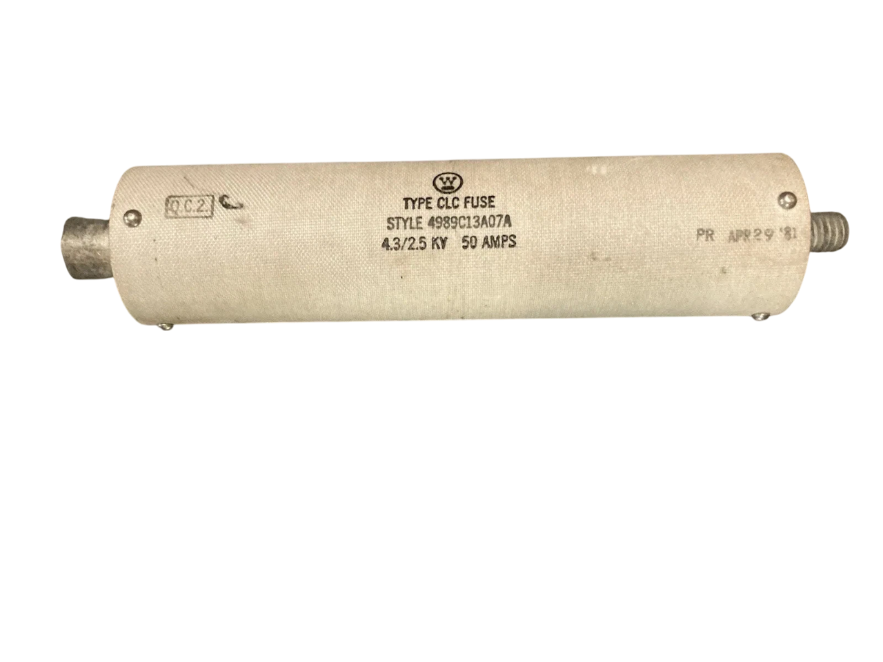ABB 4989C13A07 Medium Voltage Fuse | 4300V 50A 60kA@4.3kV CLC Series