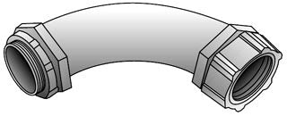 OZ/Gedney 4Q9400 Conduit Fittings | Malleable Iron 90-Degree Connector 4-Inch Conduit
