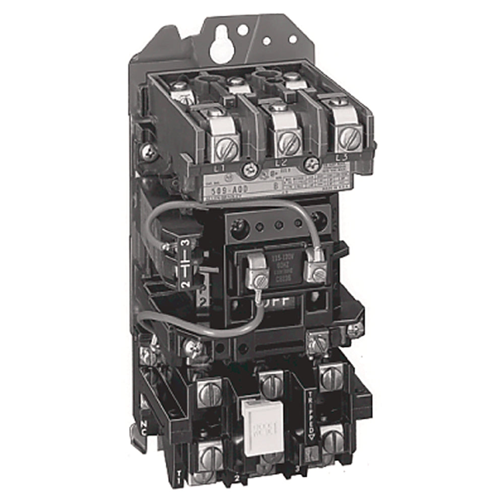 Allen-Bradley 509-BOA Motor Starter 3 pole 3 phase 600V 27A Bulletin 509