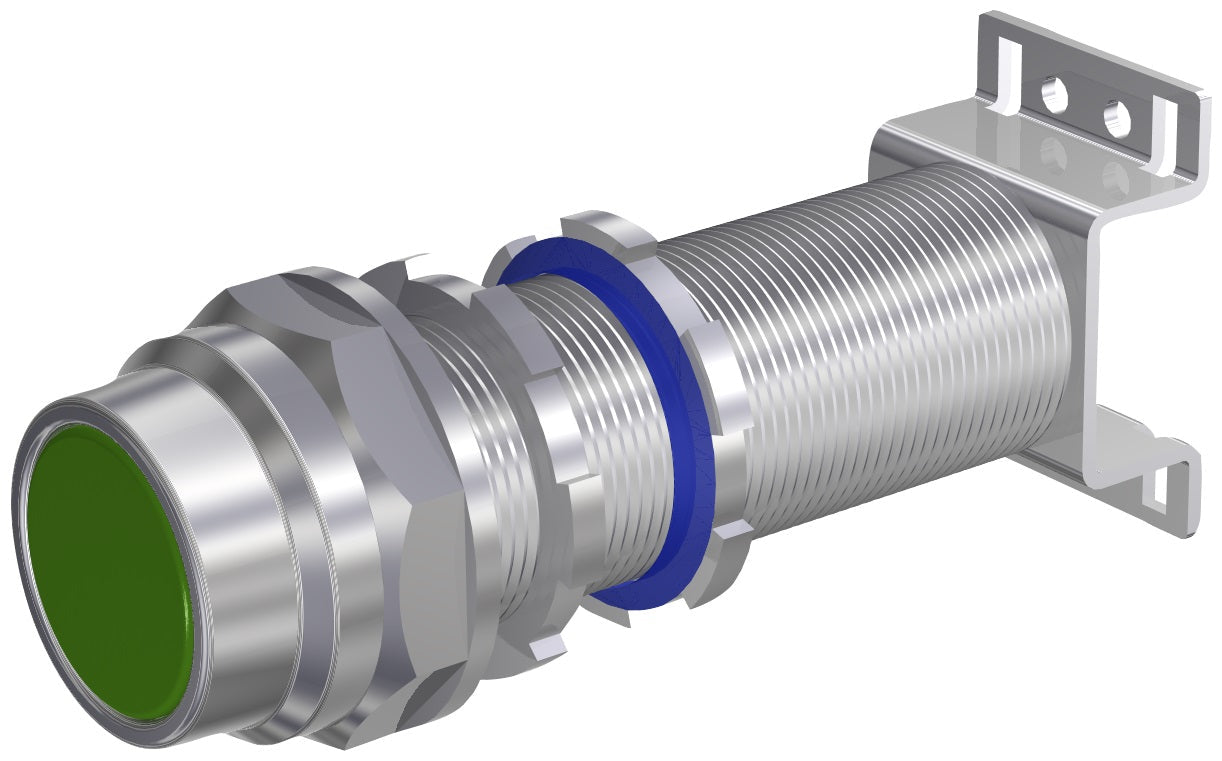 SIE 51PA8A3LB PB LONG BUSHING BUTTON | 2-Position Type Green Momentary Operation NEMA 7/9 Enclosure